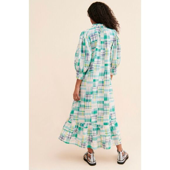 Antik Batik Alama Plaid Midi Dress - Picture 2 of 7
